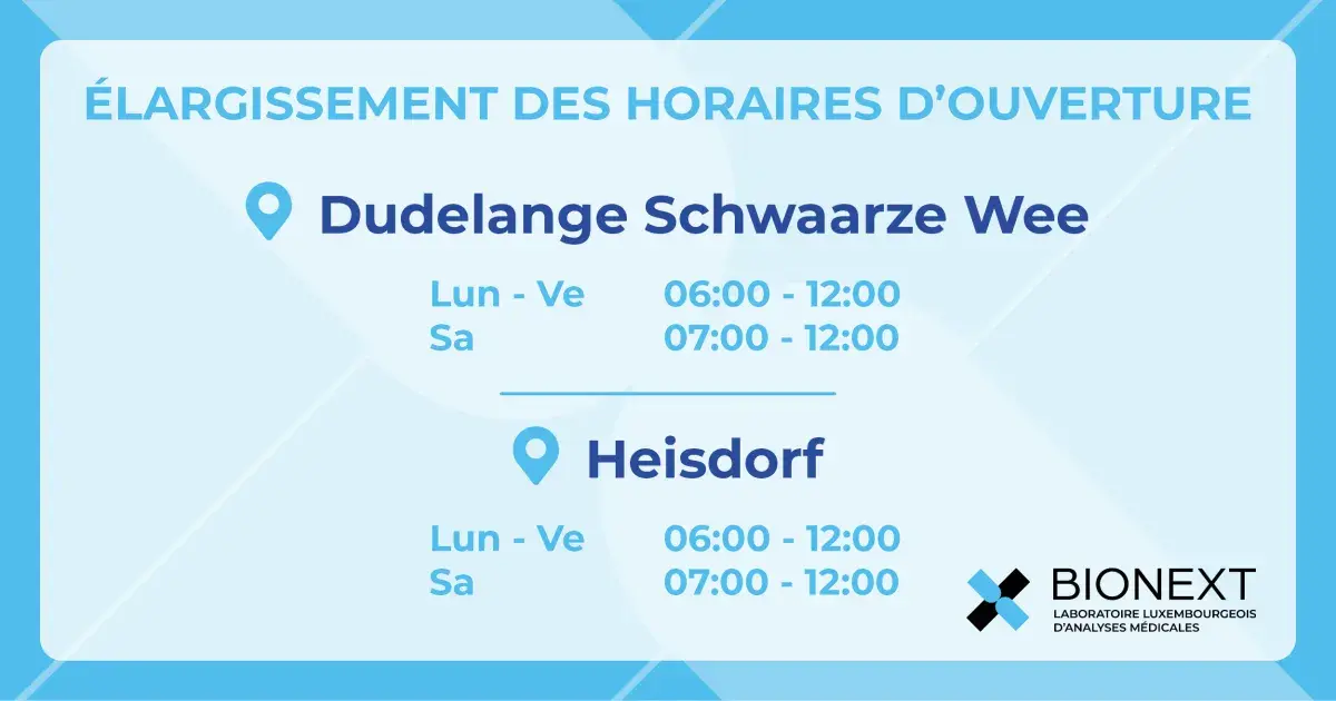 Changement Horaires Dudelange & Heisdorf