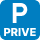 Parking privé destiné aux patients