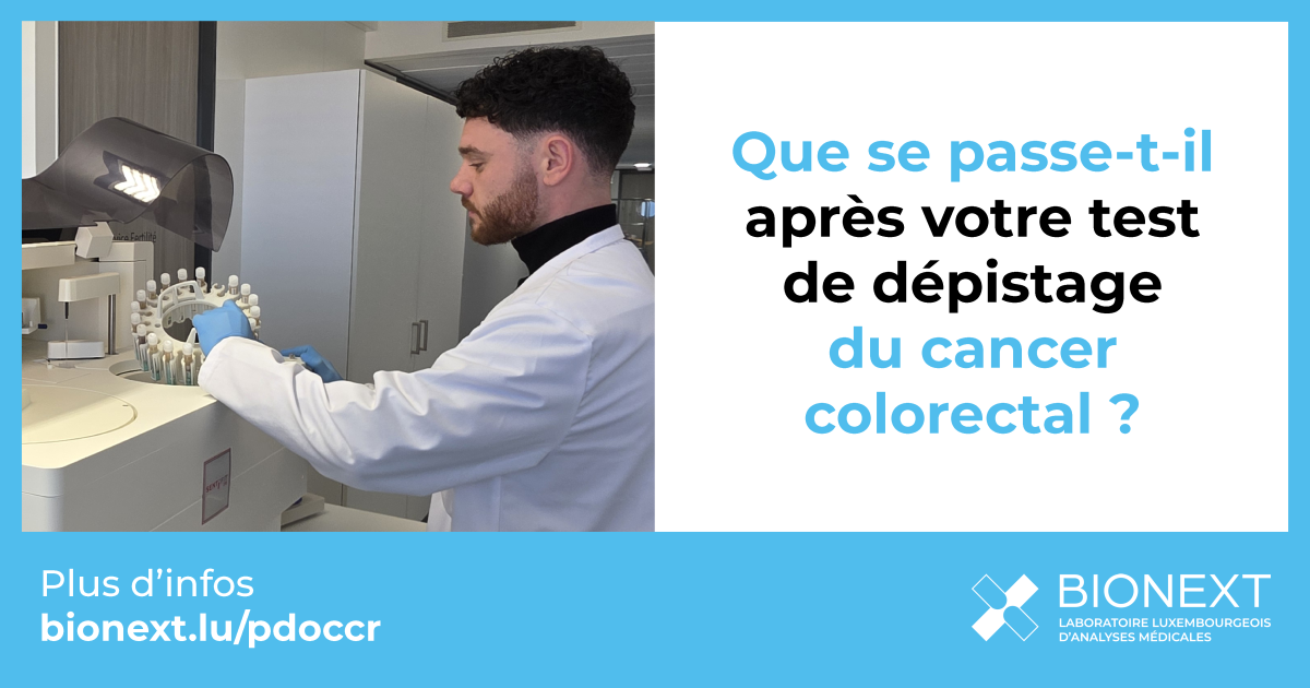 Que se passe-t-il après votre test de dépistage du cancer colorectal ?