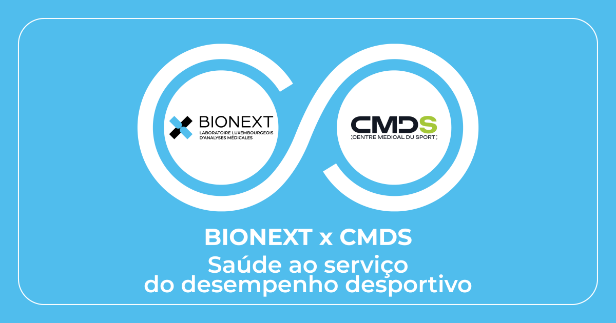 Nova parceria: BIONEXT x CMDS (Centre Médical du Sport)