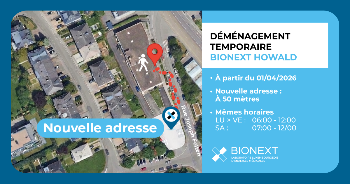 BIONEXT HOWALD vous accueille temporairement dans de nouveaux locaux à partir du 1er avril 2026