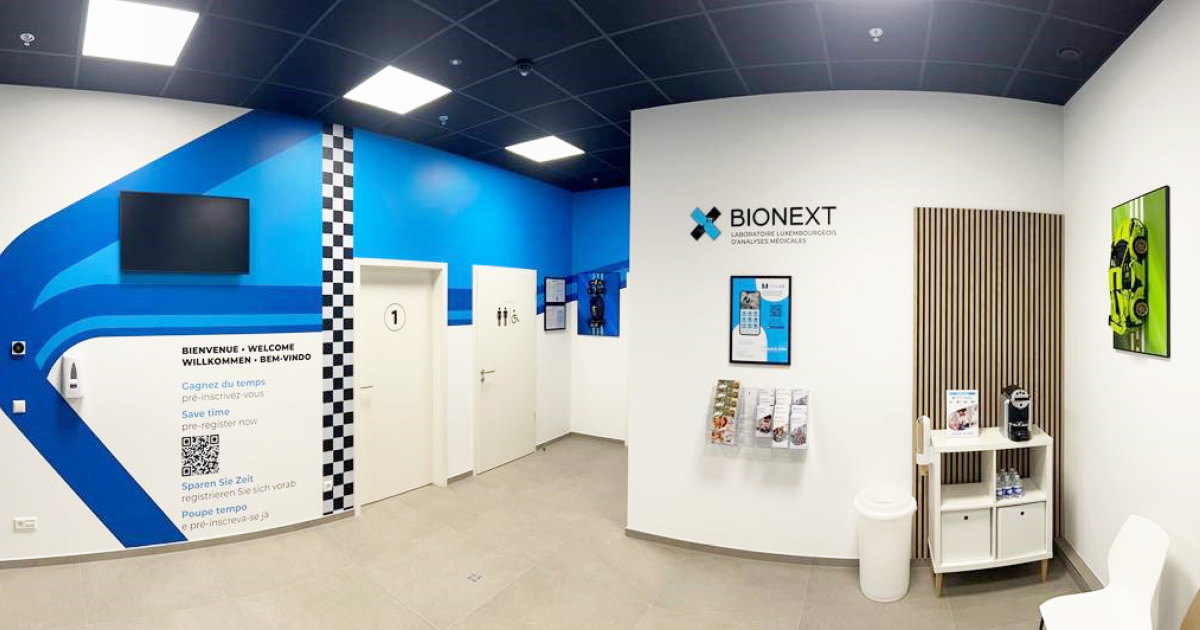 New testing center at GRIDX: discover the PIT STOP LAB, a fast and accurate health service — like a pit stop!