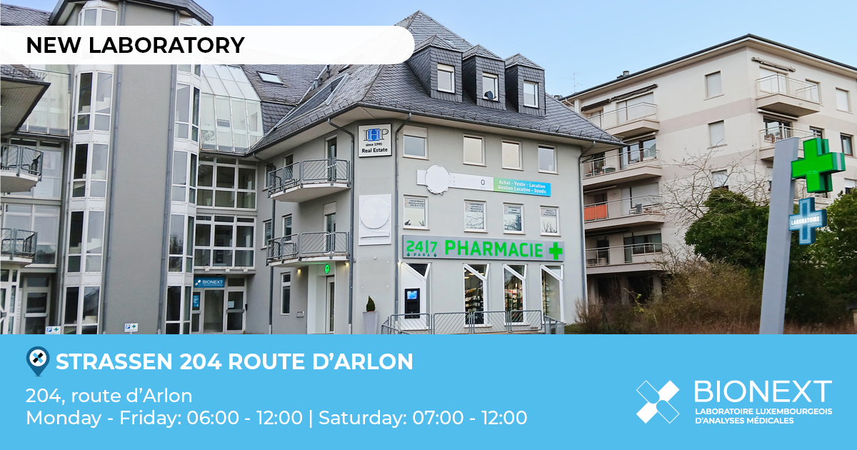 Opening of the Strassen laboratory at 204 Route d'Arlon on 11 May 2026