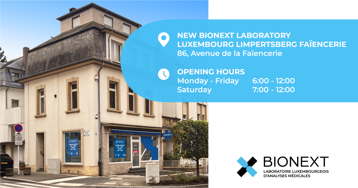 BIONEXT Luxembourg Limpertsberg Faïencerie is moving!