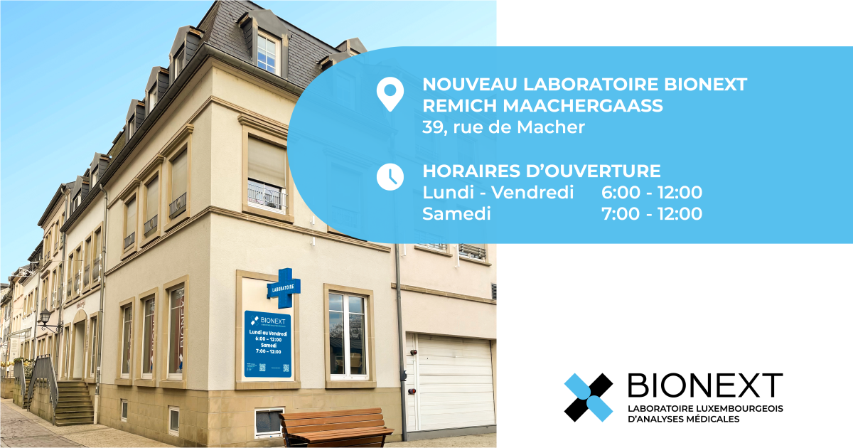 Ouverture du laboratoire REMICH MAACHERGAASS ce 05/01/2025