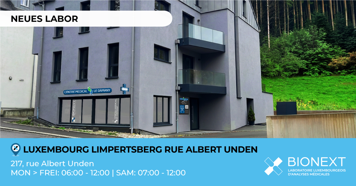 Eröffnung des Labors Luxemburg Limpertsberg in der Albert Unden am 09.03.2026