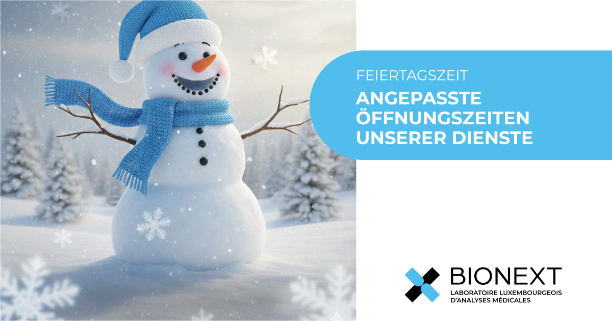 Öffnungszeiten unserer Dienstleistungen während der Feiertage