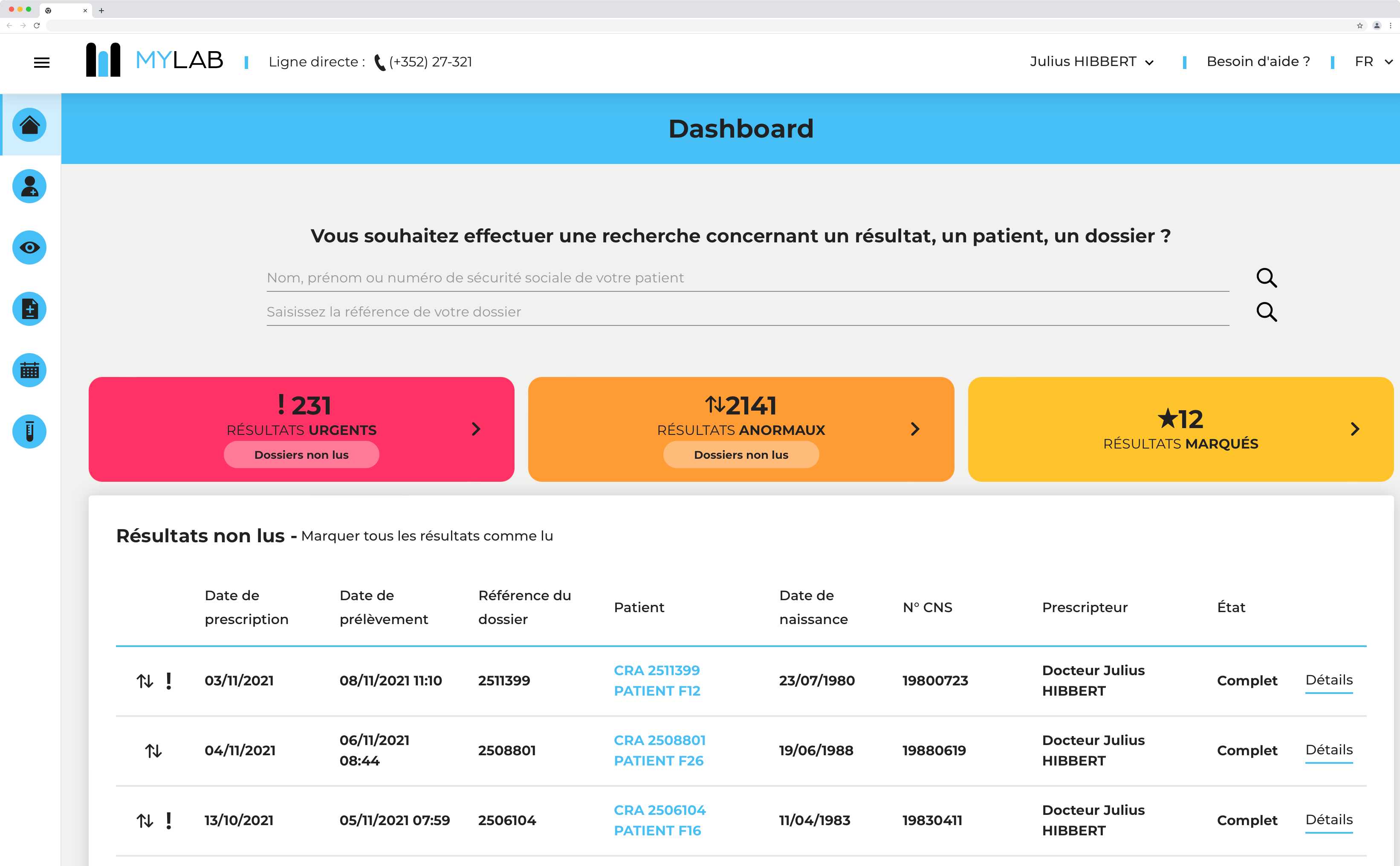 mylab médecin