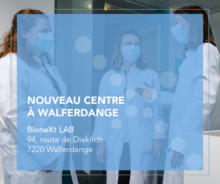 Ouverture d'un nouveau centre de prélèvement à Walferdange