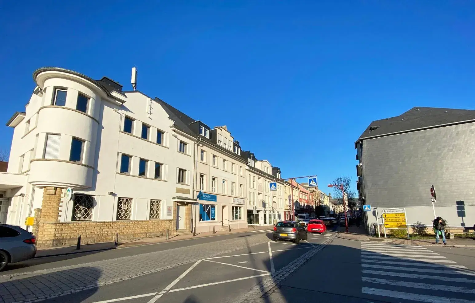 Façade du laboratoire d'analyses médicales BIONEXT à Wasserbillig, 7 Grand-Rue