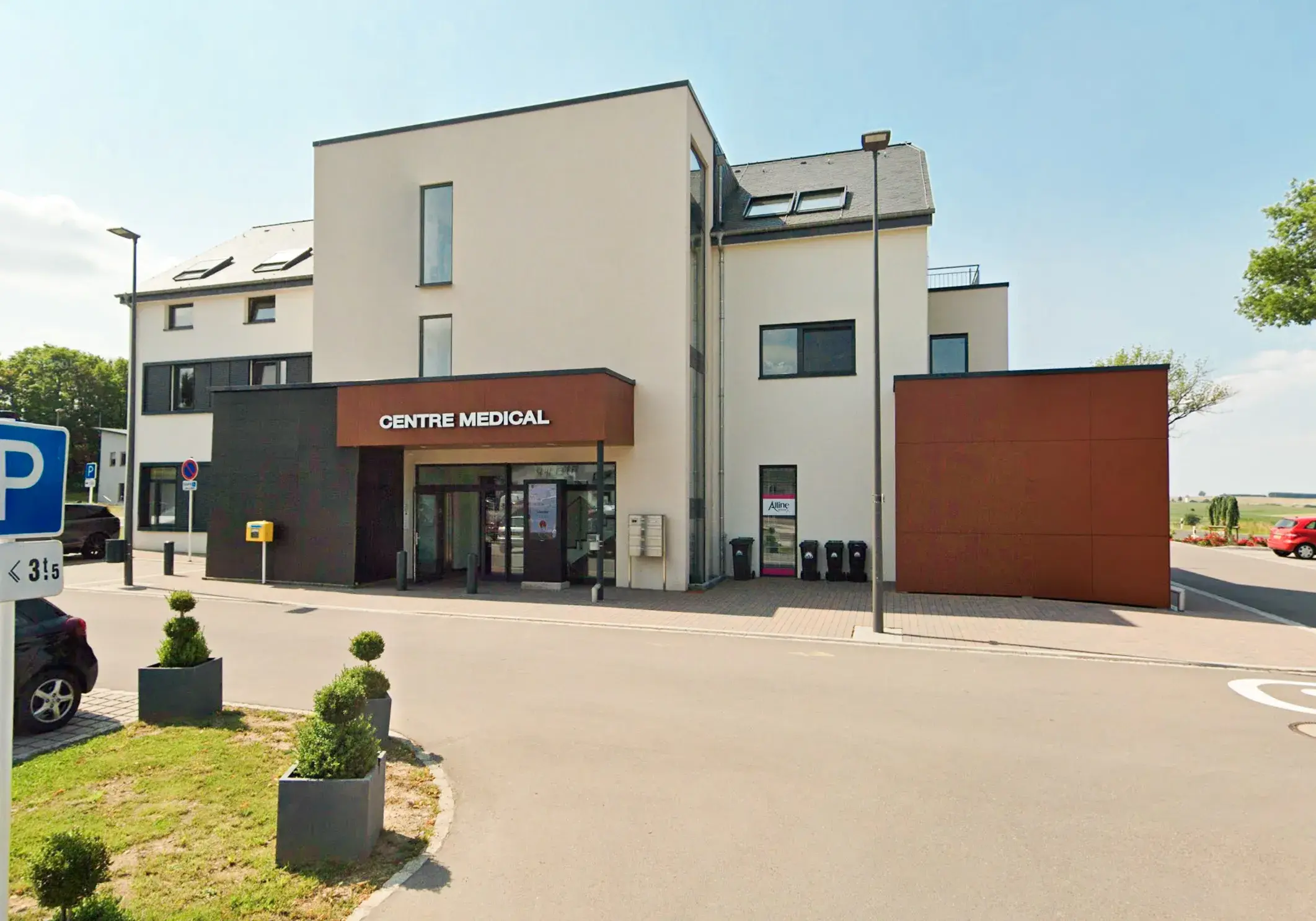 Façade du laboratoire d'analyses médicales BIONEXT à Wincrange, 43 Haaptstrooss