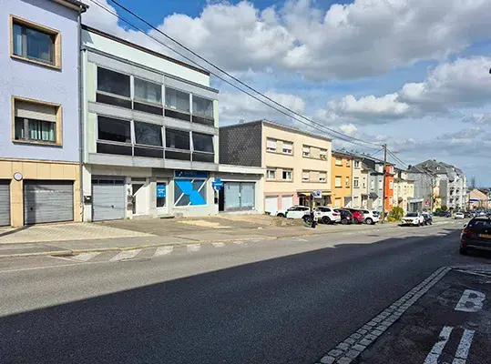 Façade du laboratoire d'analyses médicales BIONEXT à Belvaux, 15 Route d'Esch
