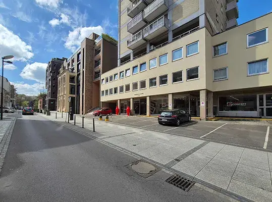 Fachada do laboratório de análises médicas BIONEXT em Differdange, 18 Grand-Rue