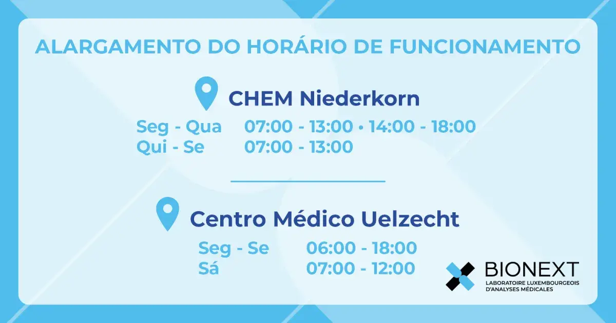 Alargamento do horário de funcionamento em dois centros