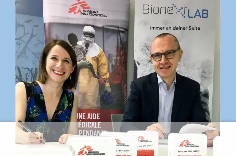 Bionext soutient Médecins Sans Frontières